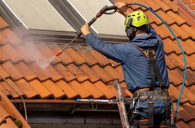 Démoussage et hydrofuge de toiture à Corancy